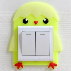 3D Cartoon Tier Nachtlichtschalter Abdeckung - Leuchtende dekorative Kunst