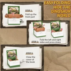 3D Dinosaurier Mini Schlüsselanhänger Spielzeug