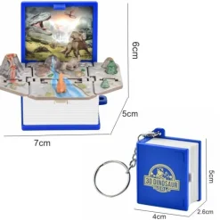 3D Dinosaurier Mini Schlüsselanhänger Spielzeug