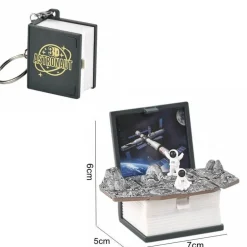 3D Dinosaurier Mini Schlüsselanhänger Spielzeug