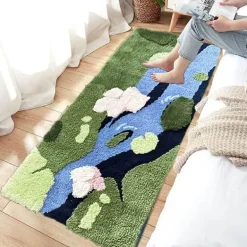3D Flocked Moss Mats - Realistic Greenery Decor