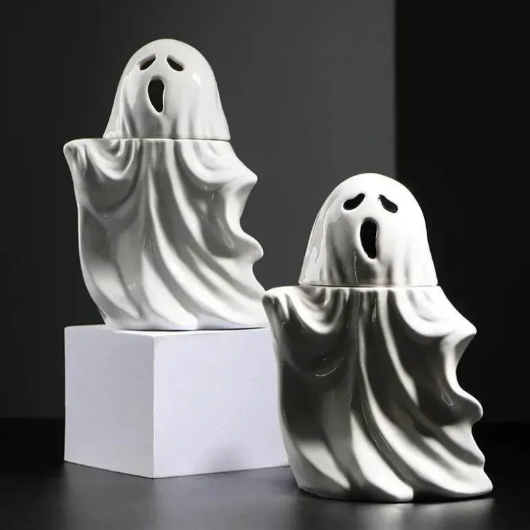 3D Gruselige Geistertasse - Keramik Halloween Kaffeetasse