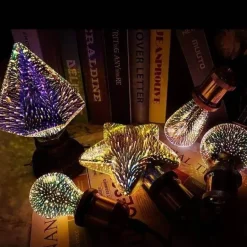 3D LED Night Light - Colorful Decorative Lamp