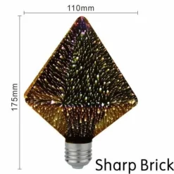 3D LED Night Light - Colorful Decorative Lamp