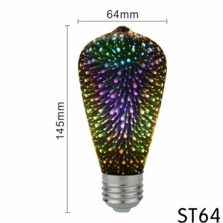 3D LED Night Light - Colorful Decorative Lamp