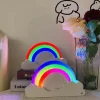 3D LED Regenbogen Nachtlampe - Buntes Wohndekor