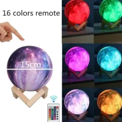 3D Moon Lamp - Glow Decor for Bedroom