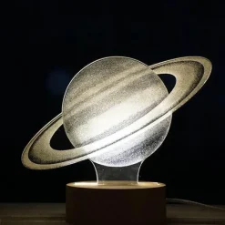 3D Moon Lamp - LED Night Light for Atmosphere