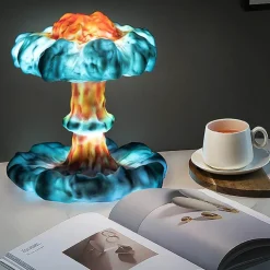 3D Mushroom Cloud Night Lamp - Creative Home Decor Lighting