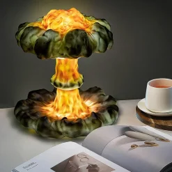 3D Mushroom Cloud Night Lamp - Creative Home Decor Lighting