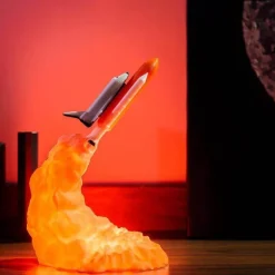 3D Printed Space Shuttle Night Lamp - Starry Sky Decor