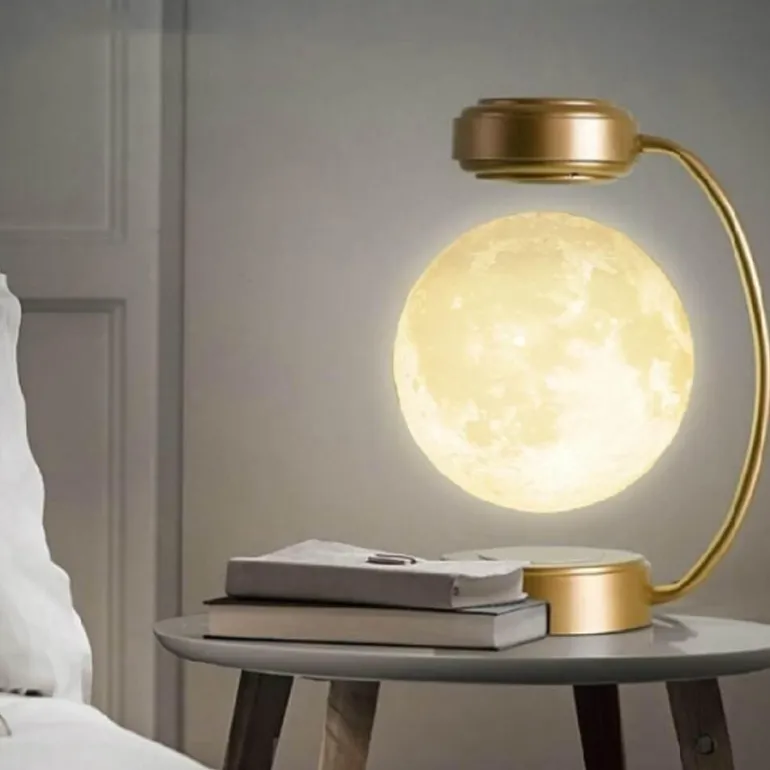 3D Schwebende Mondlampe - Magnetisch schwebendes Nachtlicht
