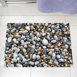 3D Stone Floor Stickers - Decorative Bathroom Decals