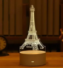 3D Tier LED Nachtlampe - Kreatives Nachttischlicht