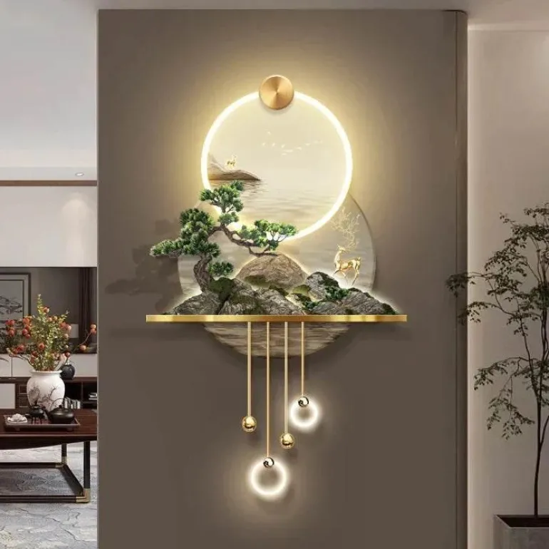 3D Tropische LED-Wandlampe - Künstlerischer Akzent für die Inneneinrichtung