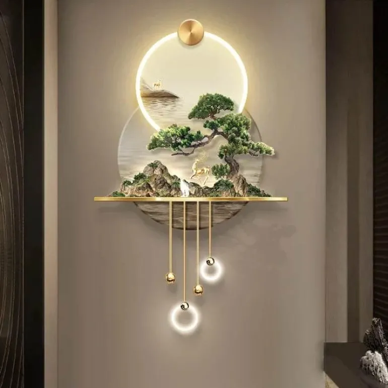 3D Tropische LED-Wandlampe - Künstlerischer Akzent für die Inneneinrichtung