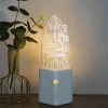 3D wiederaufladbare LED-Nachtlampe – stilvolle Wandleuchte