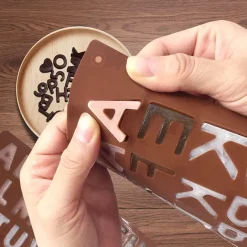 3D-Alphabet-Silikonform – DIY-Schokoladenbonbonformen