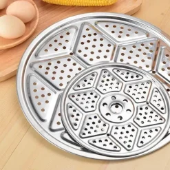 Dampfgarer aus Edelstahl zum Kochen von Brötchen, Mais und Eiern – langlebiges Küchenutensil