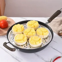 Dampfgarer aus Edelstahl für Brötchen, Mais und Eier – langlebiges Küchenutensil
