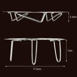 Dampfgarer-Gestell aus Edelstahl – Fritteusen-Kochzubehör