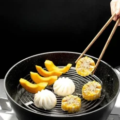 Dampfgarer-Gestell aus Edelstahl – vielseitiges Küchenzubehör für die Zubereitung gesunder Mahlzeiten