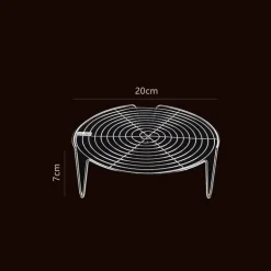 Dampfgarer-Gestell aus Edelstahl – vielseitiges Küchenzubehör für die Zubereitung gesunder Mahlzeiten