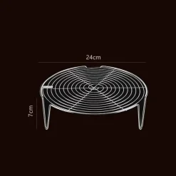 Dampfgarer-Gestell aus Edelstahl – vielseitiges Küchenzubehör für die Zubereitung gesunder Mahlzeiten