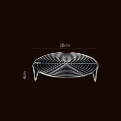 Dampfgarer-Gestell aus Edelstahl – vielseitiges Küchenzubehör für die Zubereitung gesunder Mahlzeiten