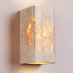 Danica Travertin-Wandleuchte – Moderne dekorative Leuchte
