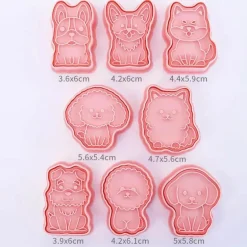 3D-Ausstechformen-Set mit Hundemotiv – DIY-Keksformen, Dekorationswerkzeuge