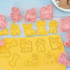 3D-Ausstechformen-Set mit Hundemotiv – DIY-Keksformen, Dekorationswerkzeuge