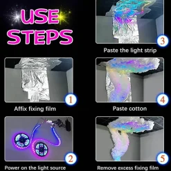 3D-Blitz-Atmosphären-Licht-Kit – Donnerglühen DIY-Licht