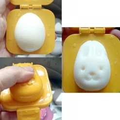 3D-Cartoon-Eierform – lustiger Silikonformer zum Kochen und Backen