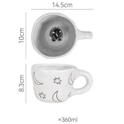 3D-Cartoon-Tier-Kaffeetassen – Einzigartige handgemachte Geschenkideen