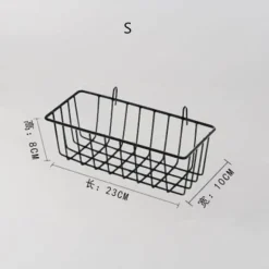 Decorative Iron Wall Organizer - Home Storage Grid