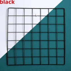 Decorative Iron Wall Organizer - Home Storage Grid