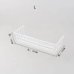 Decorative Iron Wall Organizer - Home Storage Grid