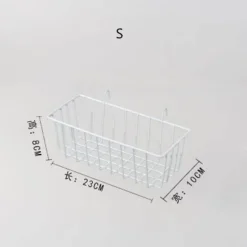 Decorative Iron Wall Organizer - Home Storage Grid
