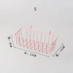 Decorative Iron Wall Organizer - Home Storage Grid