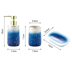Deep Blue Bathroom Accessories - Stylish Décor Essentials