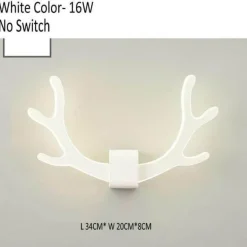 Deer Antler Wall Lamp with Motion Sensor - Creative Home Decor Lighting