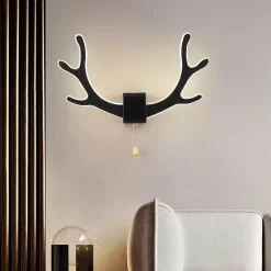 Deer Antler Wall Lamp with Motion Sensor - Creative Home Decor Lighting