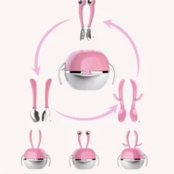 Deer Baby-Essset – 5-in-1-Geschirr-Essentials für Kleinkinder