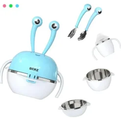 Deer Baby-Essset – 5-in-1-Geschirr-Essentials für Kleinkinder