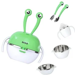 Deer Baby-Essset – 5-in-1-Geschirr-Essentials für Kleinkinder