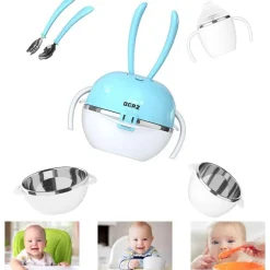 Deer Baby-Essset – 5-in-1-Geschirr-Essentials für Kleinkinder