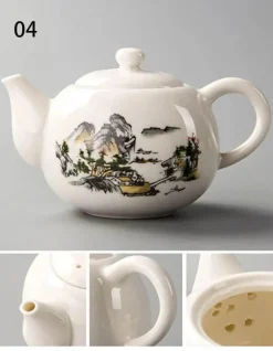 Dehua Kung Fu Tee-Set – Teekanne Gaiwan Teegeschirr