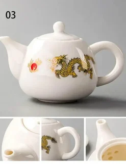 Dehua Kung Fu Tee-Set – Teekanne Gaiwan Teegeschirr