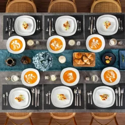 Deimos Porzellan-Geschirrset – Elegantes Geschirr für die gesellige Runde